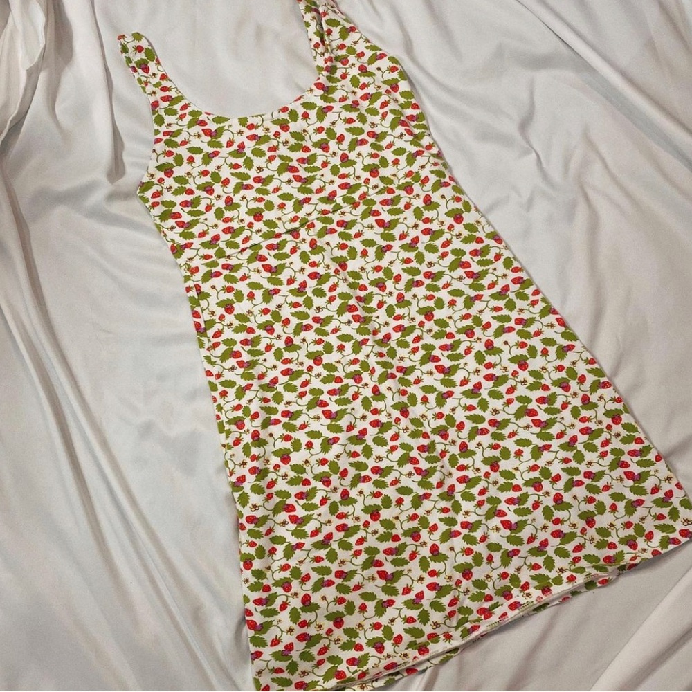 Strawberry Print Brandy Melville Dress Rare